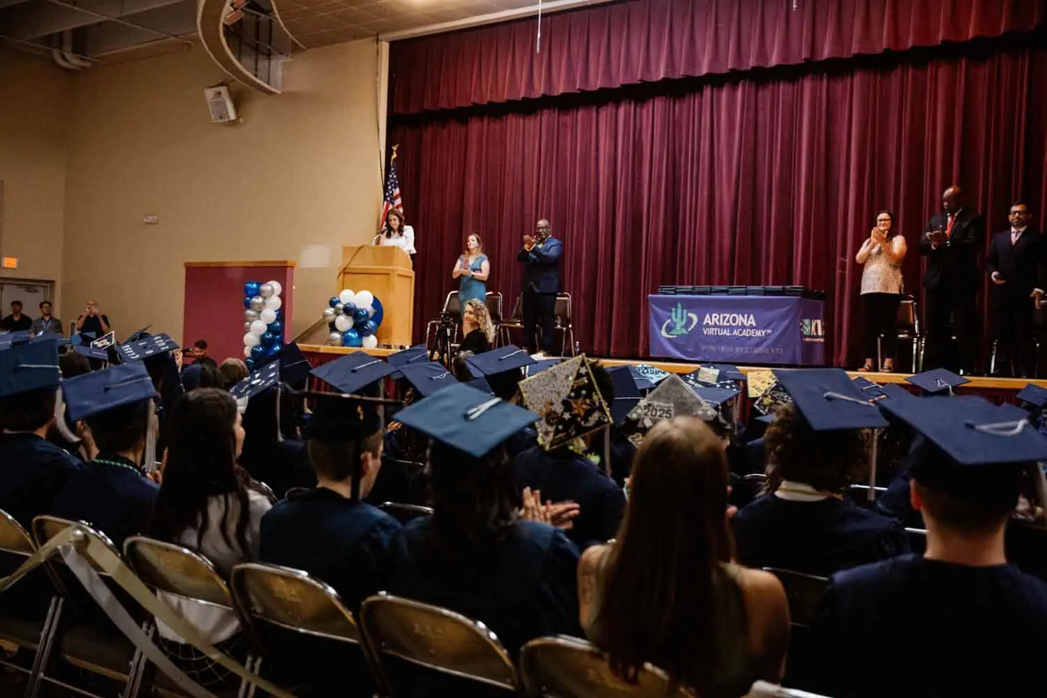 Students at their graduation