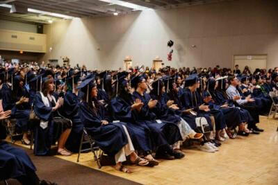 Students at their graduation