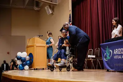Student at their graduation