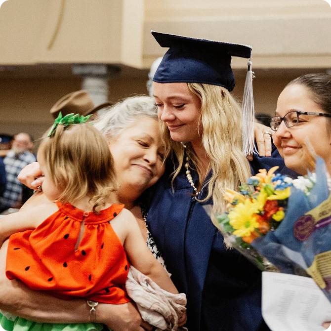 Family and graduated student