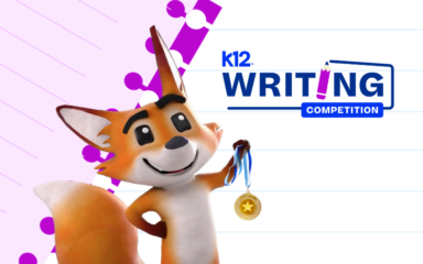 K12 Writing competition banner