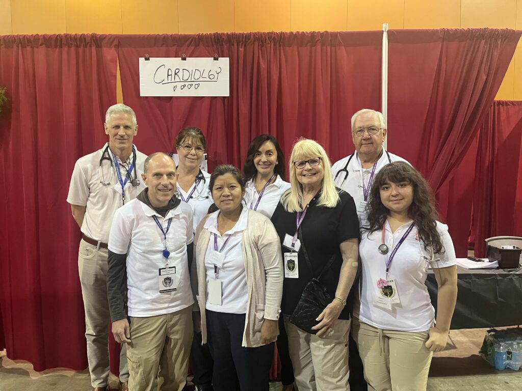 Eleni EKG volunteer event