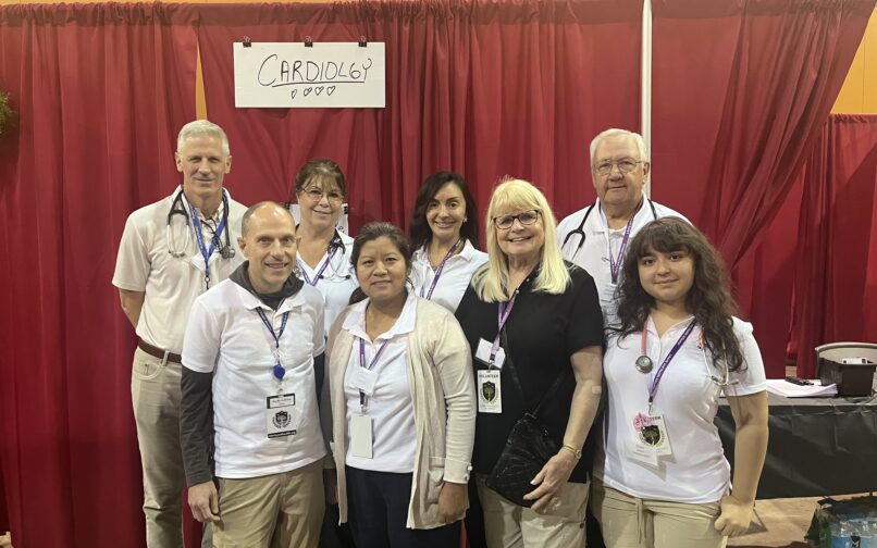 Eleni EKG volunteer event